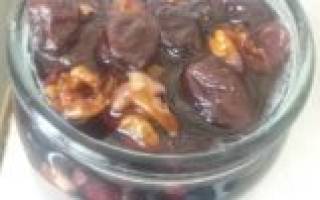 Варенье из винограда с орехами