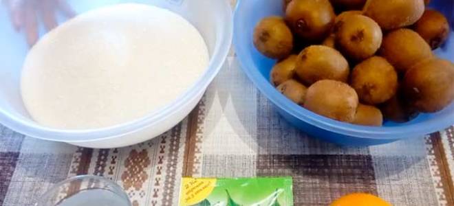 Варенье из киви с апельсином